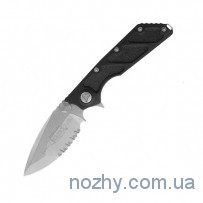 Нож Microtech DOC M/A Stonewash Partial Serrated