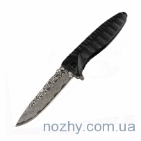 Нож Ganzo G620b-2 черный травление