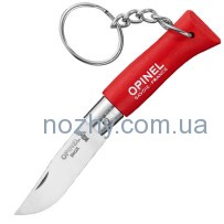 Нож Opinel Keychain №4 Inox. Цвет – красный